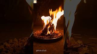 DIY Miniature Holika Dahan || Tutorial 😊☺️ #diy #prithvicraft #viral #shorts #short #ytshort #craft