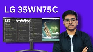 LG Ultrawide Curved Monitor 35WN75C Review In Hindi