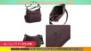 TAS WANITA BRANDED IMPORT ORIGINAL MODEL HOBO YANG LAGI TREND