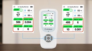 LifeBasis 10 in 1 Home Air Quality Monitor New Released