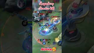 Alpha Legendary moves #fypシ #viral #shortvideo #mobilelegend #gaming #shorts #viralvideo