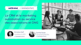 Webinar - Le CRM et le Marketing automation au services des associations et ONG