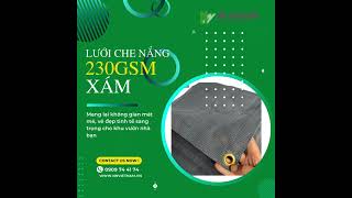 Lưới che nắng 80% màu xám