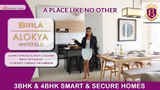 3 BHK 👌🏼 Duplex With Terrace Garden @ Birla Alokya in Whitefield, Bangalore ► Property Tour