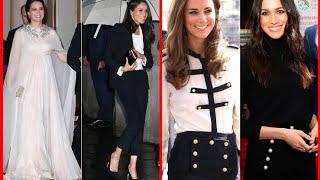 Beautiful Kate Middleton vs Meghan markle Similarities