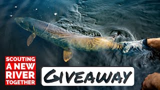 (closed) Giveaway Fishing TRIP for YOU + 1 friend on a remote river. Fish and FILM with me.