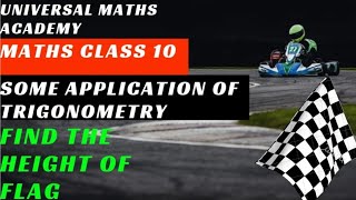 Maths Class 10 Ch-9 some application of trigonometry