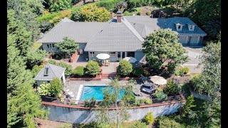 SOLD Dreamy Portland Oregon luxury real estate with European pool patios and main level living!