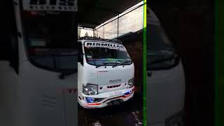 Isuzu Traga Mbois Pasang Lampu led strobo Text