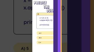 Predict The Output - Python #3