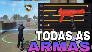 MELHOR SENSIBILIDADE PARA SUBIR CAPA COM TODAS AS ARMAS NO FREE FIRE 🔥! COMO SUBIR CAPA NO FF