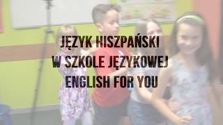 Lekcja hiszpańskiego w English For You