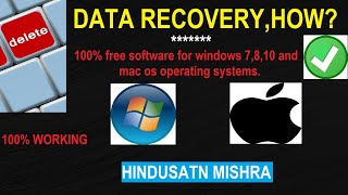 How To Recover Deleted Data [ photo,video and document ] for windows and mac. Deleted Data Recovery.