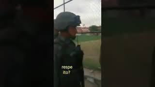 Discussão entre militares e moradores de favela no Rio de Janeiro