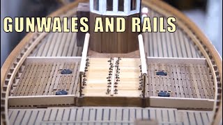 Ship Modelling - The Fifie gunwales, rails and other deck details