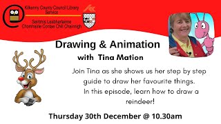 Kilkenny Library: Winter Art: Learn to Draw a Reindeer