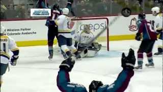 Tyson Barrie First NHL Goal vs Nashville Predators 2/18/13