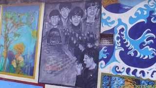 wall painting in Scarborough featuring the Beetles