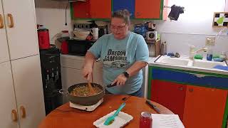 Sloppy Joes.   Great recipe.  It is nothing like the canned sloppy joe mix.