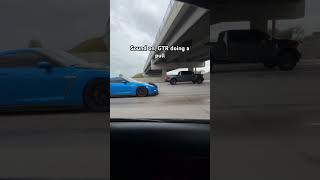 GTR sounding aggressive on the freeway #carshorts #gtr35 #carlover #gtr #jdmcars #jdmculture