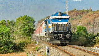 Panchaganga Exp VS Marusagar Exp:EMD Diesel Action:Konkan Railway:WDP4 VS WDP4B