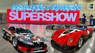 The SuperShow! Calicreaming x ImportExpo carshow. Lots of Badass Cars!