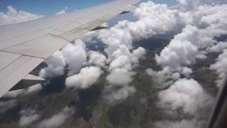 Flying over Haiti