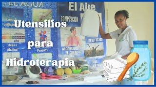 Utensilios para la Aplicación de Hidroterapia - Hidroterapia al Alcance de Todos