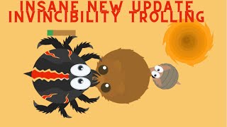 INSANE UPDATE INVINCIBILITY TROLLING in Mope.io!!! They were SO CONFUSED!!!