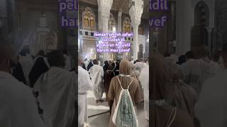 Jamaah umroh safari suci udah di pelataran Masjidil harom mau towef #shorts #viralvideo #travel #fyp