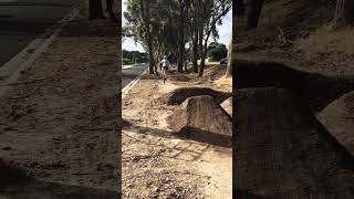 Hitting My Sick Line At Roadside! #trending #skills #bike #mtb #jumps #bikejump #build #viral