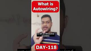 What is Autowiring in Spring? #java #interview #interviewtips #springboot