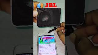 home made blutooth speaker 🔊🔊.. JBL blutooth speaker. #mrindianhacker  #shorts