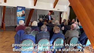 Solar Farm Keysoe meeting