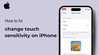 How to change touch sensitivity on iPhone ( iOS ) 2024