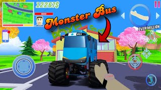 OMG😲 Monster Bus🚍🚜 in Dude Theft Wars 😲 | Dude fun 💥 #269