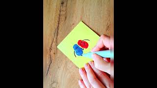 Солодка парочка Малювання пальчиками #fypyoutube #ideas #creative #diy #painting #fypシ #drawing #diy