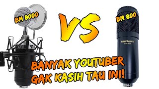 REVIEW MIC TAFFWARE BM 800 VS BM 8000 LENGKAP TERBARU 2020