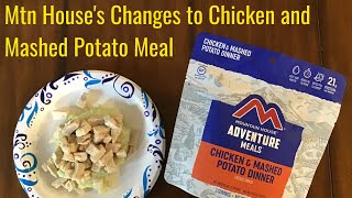 Mt. House (New version) Chicken and Mashed Potato meal  review