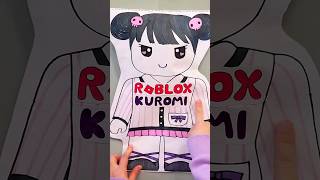 Roblox Sanrio Kuromi Outfit Blind Bag 💜 #kuromi #blindbag #roblox #papersquishy #papercraft #asmr