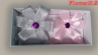 Satin Ribbon Flower | How to make Satin Ribbon Rose DIY HOME