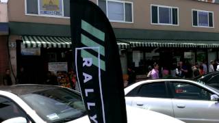 Rallye California cars on display