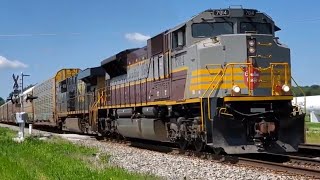 CP SD70ACU heritage unit screaming east on the GTW