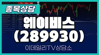 웨이비스(289930) - 종목상담 황민혁 멘토 (20241112)