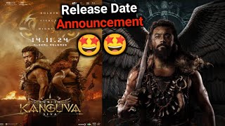 Kanguva Official Release Date Announcement Motion Poster Surya BobbyDeol | Review - Shree Bollywood