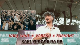 Yabesh Thapa ||  Karl Wine Oh Na Na Live Performance Ace College || Crazy fans ❤️🔥@YabeshThapa