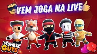 LIVE | JOGANDO STUMBLE GUYS COM OS INSCRITOS