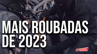 5 motos mais roubadas do Brasil em 2023