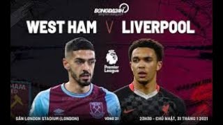 WEST HAM vs LIVERPOOL - LIVE STREAMING - Premier League - Football Match