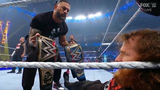 Sami Zayn challenge Roman Reigns for The Undisputed Universal Championship- #wwe Smackdown highlight